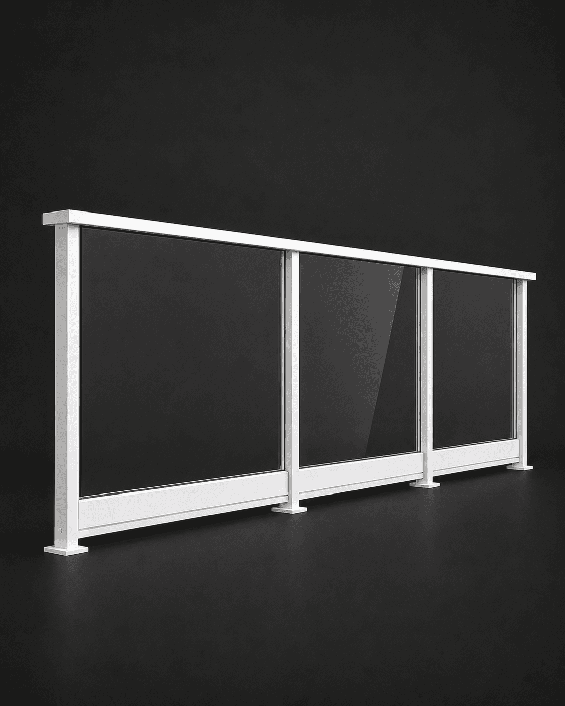 Garde-corps vitré